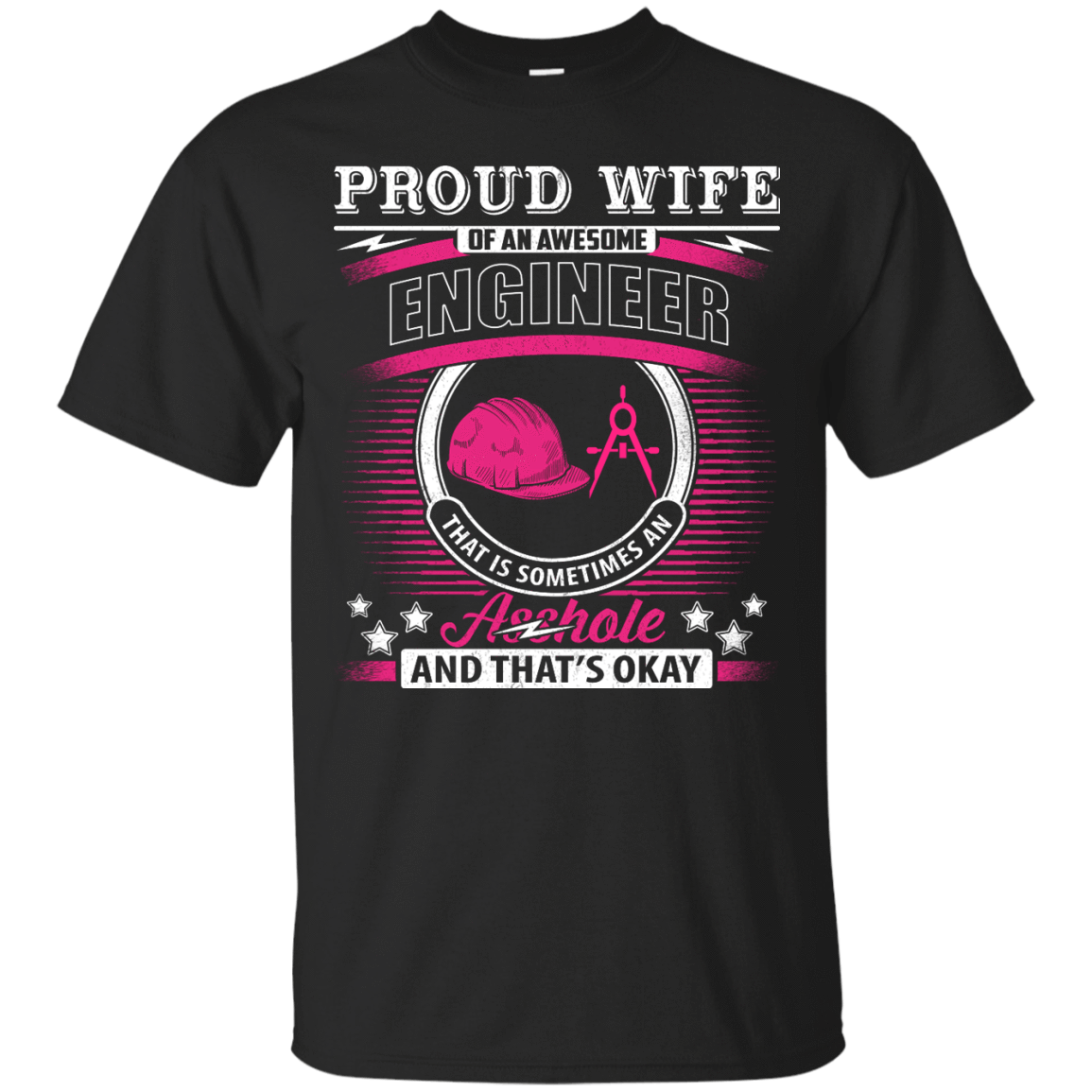 Proud Wife Of An Awesome Engineer T-Shirt & Hoodie | Teecentury.com