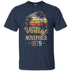 Retro Classic Vintage November 1979 43th Birthday Gift T-Shirt & Hoodie | Teecentury.com