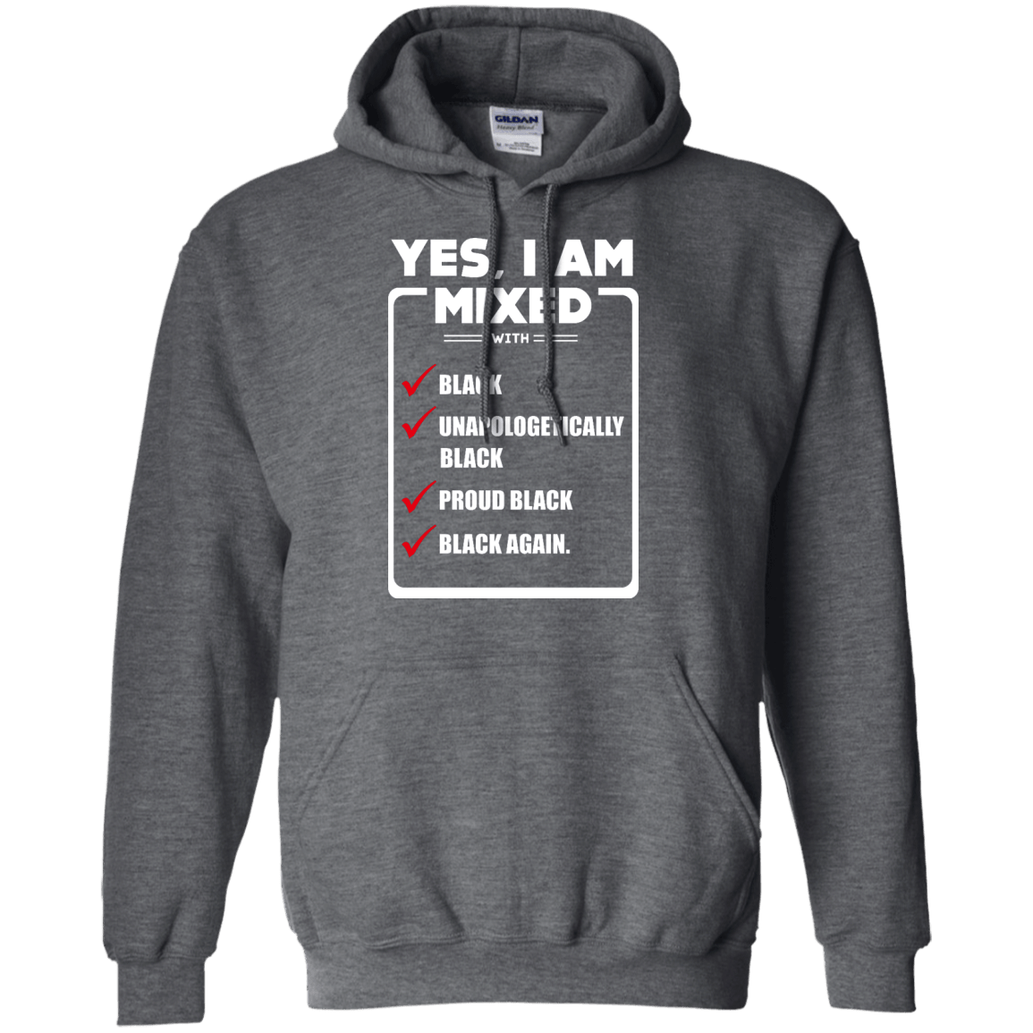 Yes, I Am Mixed Shirt, I'm mixed with Black T-Shirt & Hoodie | Teecentury.com