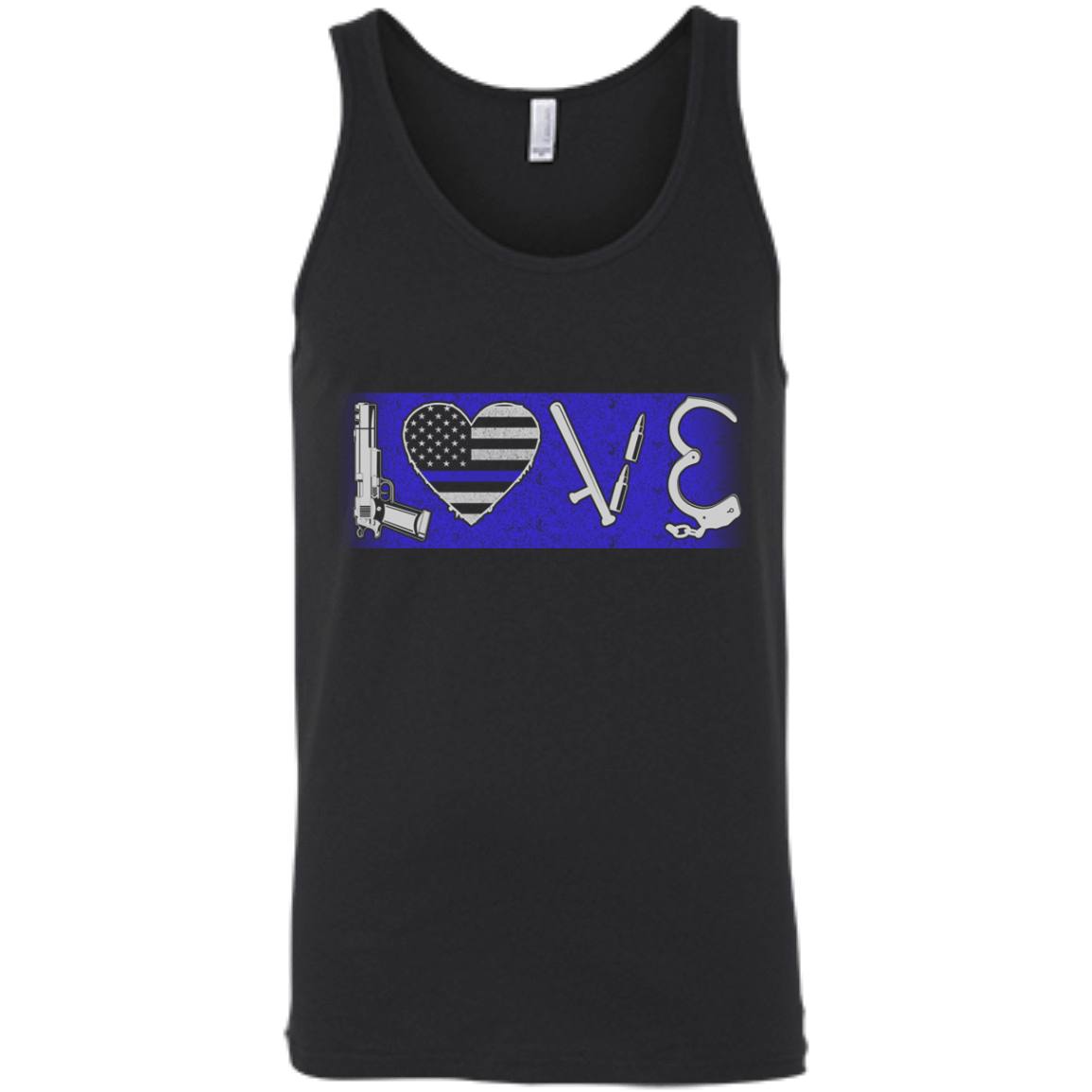 LOVE Thin Blue Line Police Officer T-Shirt & Hoodie | Teecentury.com