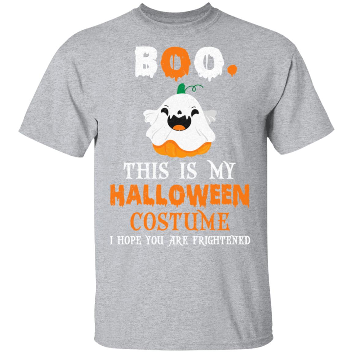 Boo Pumpkin Sarcastic Funny Halloween Costume T-Shirt & Hoodie | Teecentury.com
