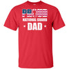 Proud National Guard Dad Veteran Fathers Day Tall Shirt & Hoodie T-Shirt & Hoodie | Teecentury.com
