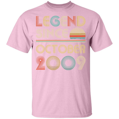 Legend Since October 2009 Vintage 13th Birthday Gifts Youth Youth Shirt | Teecentury.com