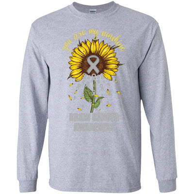 You Are My Sunshine Brain Cancer Awareness T-Shirt & Hoodie | Teecentury.com