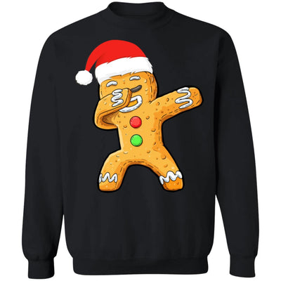 Dabbing Gingerbread Santa Christmas Kids Boys Xmas Cookie T-Shirt & Sweatshirt | Teecentury.com