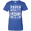 I'm A Proud Mother In Law Freaking Awesome Son In Law T-Shirt & Hoodie | Teecentury.com