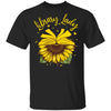 Librarian Library Lady Sunflower Lover T-Shirt & Tank Top | Teecentury.com