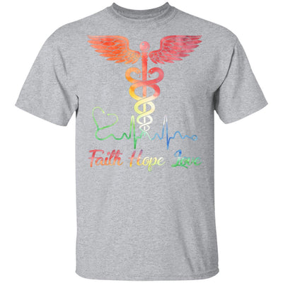 Faith Hope Love Nurse Medical Assistant Quarantine T-Shirt & Tank Top | Teecentury.com