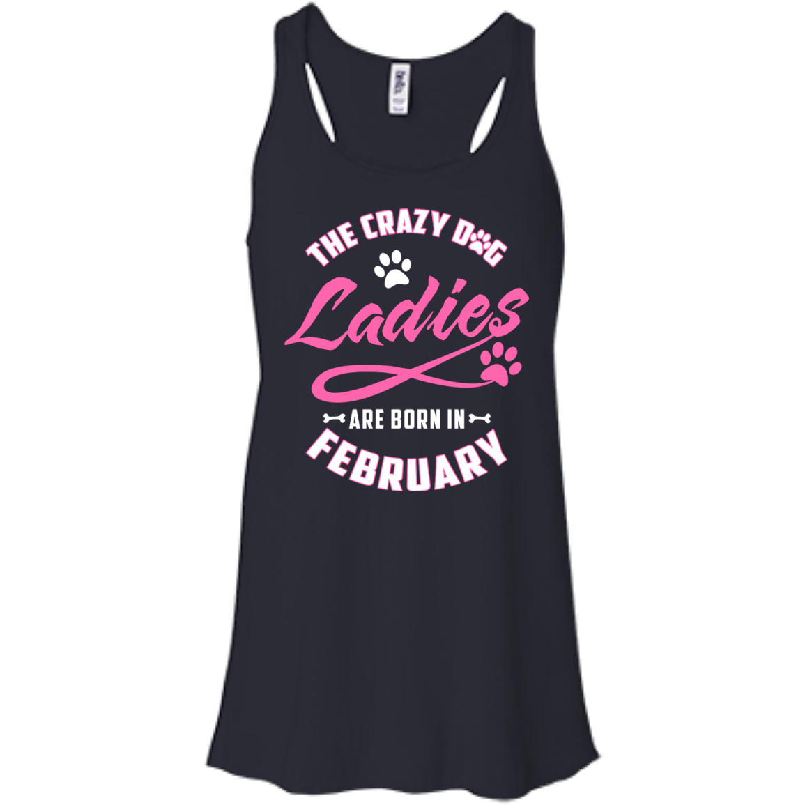 The Crazy Dog Ladies Are Born In February T-Shirt & Hoodie | Teecentury.com
