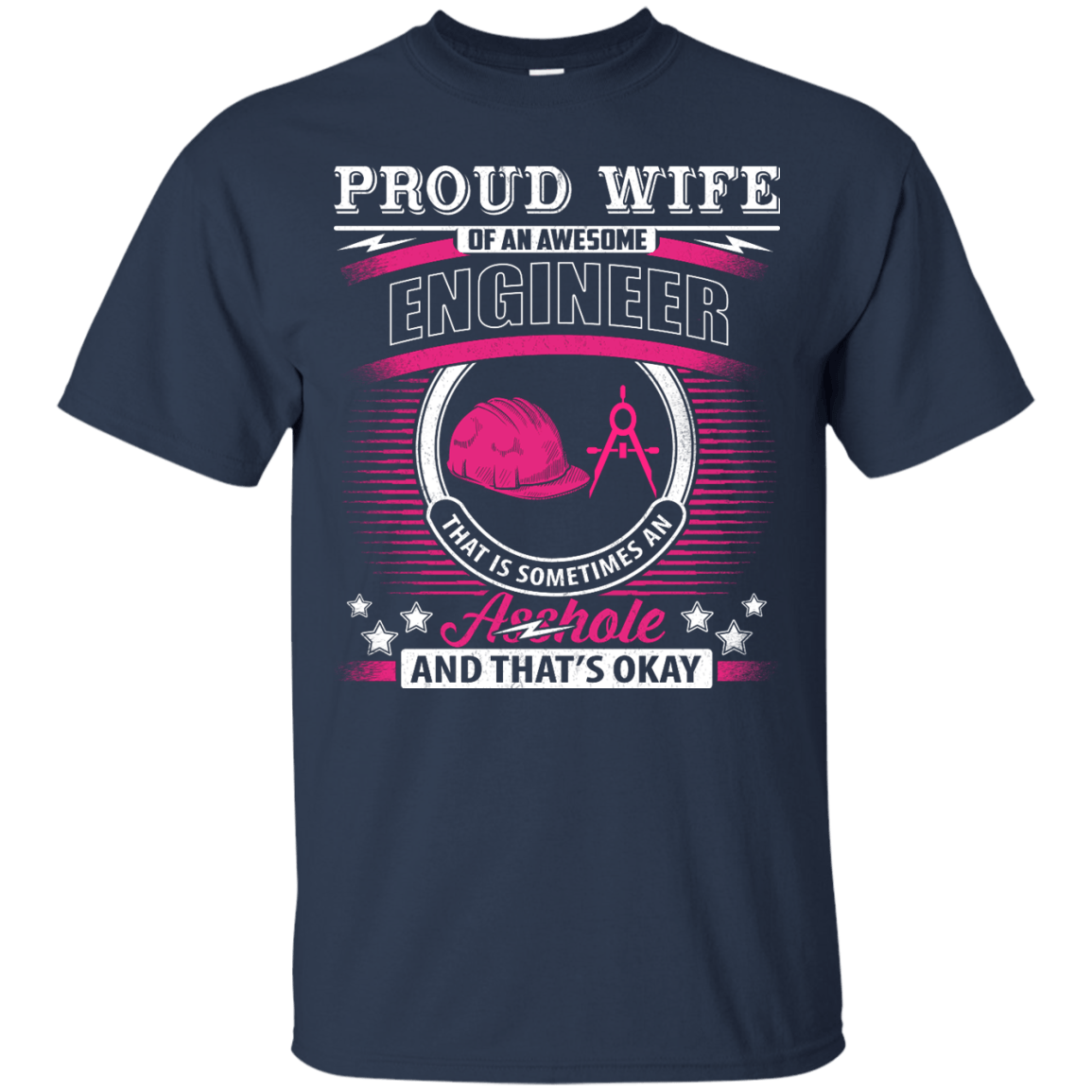 Proud Wife Of An Awesome Engineer T-Shirt & Hoodie | Teecentury.com