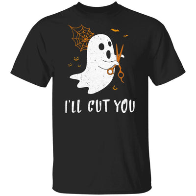 Halloween Boo Ghost I'll Cut You Barber Costume T-Shirt & Hoodie | Teecentury.com