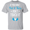 Soon To Be Mommy 2022 Gender Blue If You Didn't Put It There T-Shirt & Hoodie | Teecentury.com