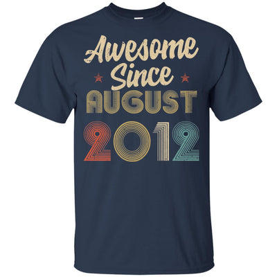 Awesome Since August 2012 Vintage 10th Birthday Gifts Youth Youth Shirt | Teecentury.com