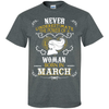 A Woman Born In MARCH T-Shirt & Hoodie | Teecentury.com