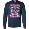 Awesome Moms Have Tattoos And Thick Thighs T-Shirt & Tank Top | Teecentury.com