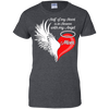 Mom Half My Heart Is In Heaven With My Angel T-Shirt & Hoodie | Teecentury.com