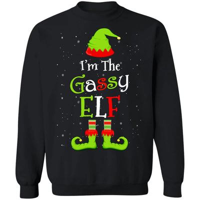 I'm The Gassy Elf Family Matching Funny Christmas Group Gift T-Shirt & Sweatshirt | Teecentury.com