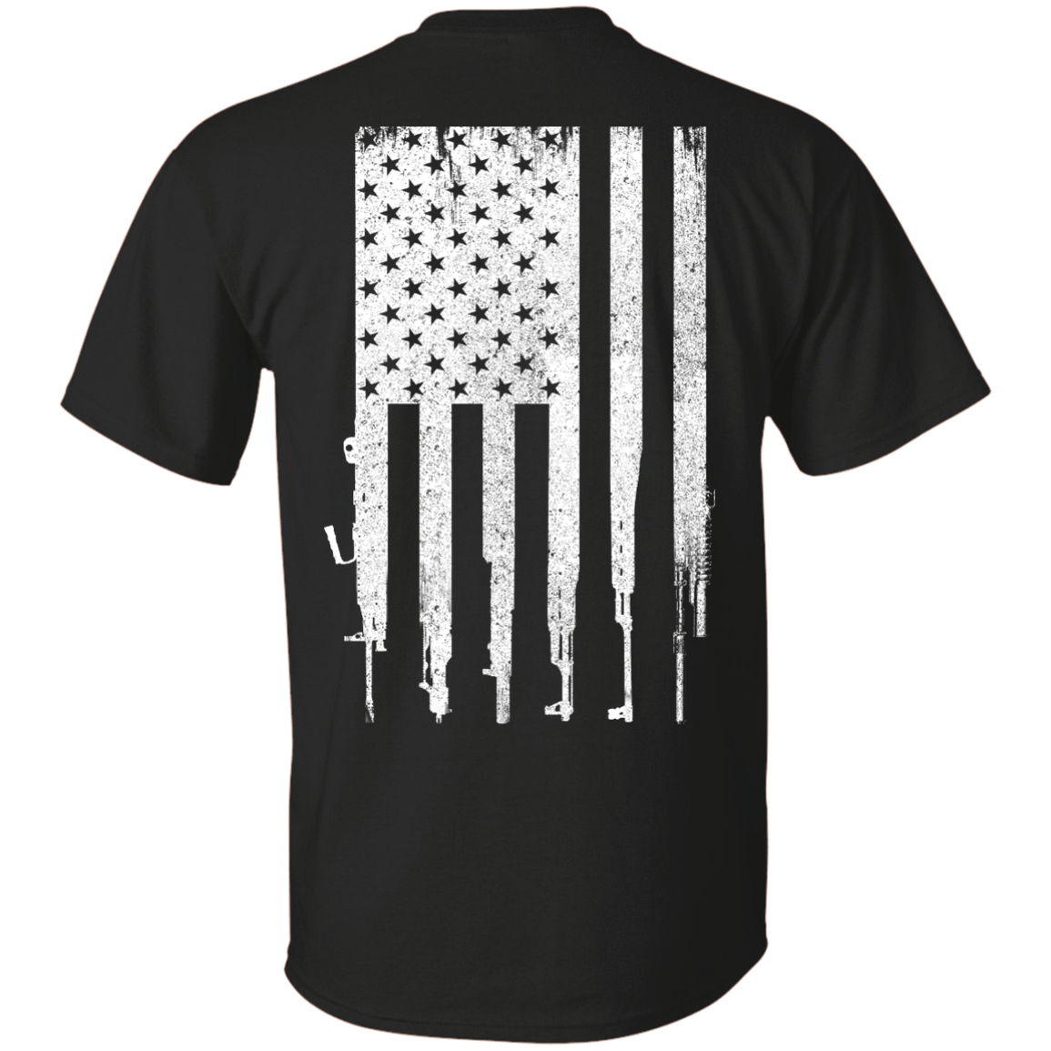 Rifle American Gun Flag T-Shirt & Hoodie | Teecentury.com