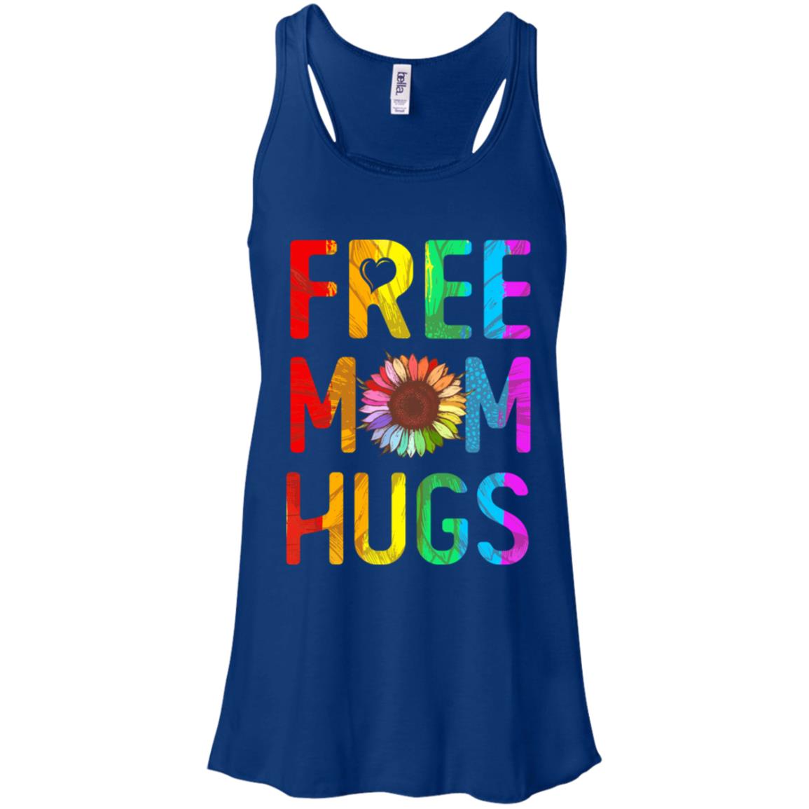Flower Free Mom Hugs Pride LGBT T-Shirt & Tank Top | Teecentury.com