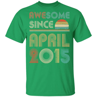 Awesome Since April 2015 Vintage 7th Birthday Gifts Youth Youth Shirt | Teecentury.com