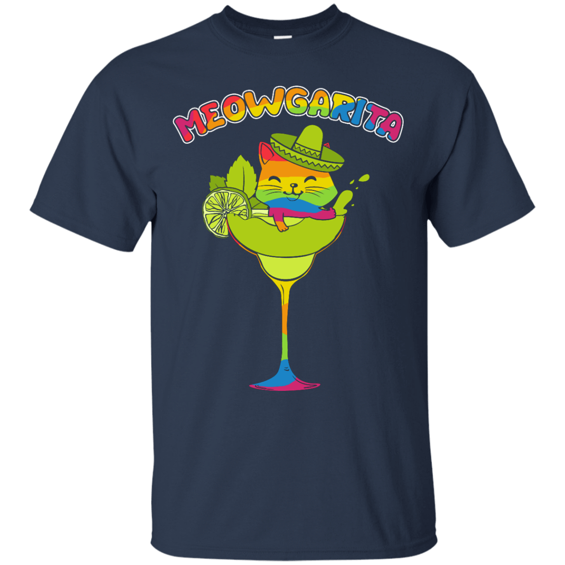 Meowgarita - Cat Margarita Cute Alcohol Cocktail T-Shirt Meowgarita - Cat Margarita Cute Alcohol Cocktail T-Shirt