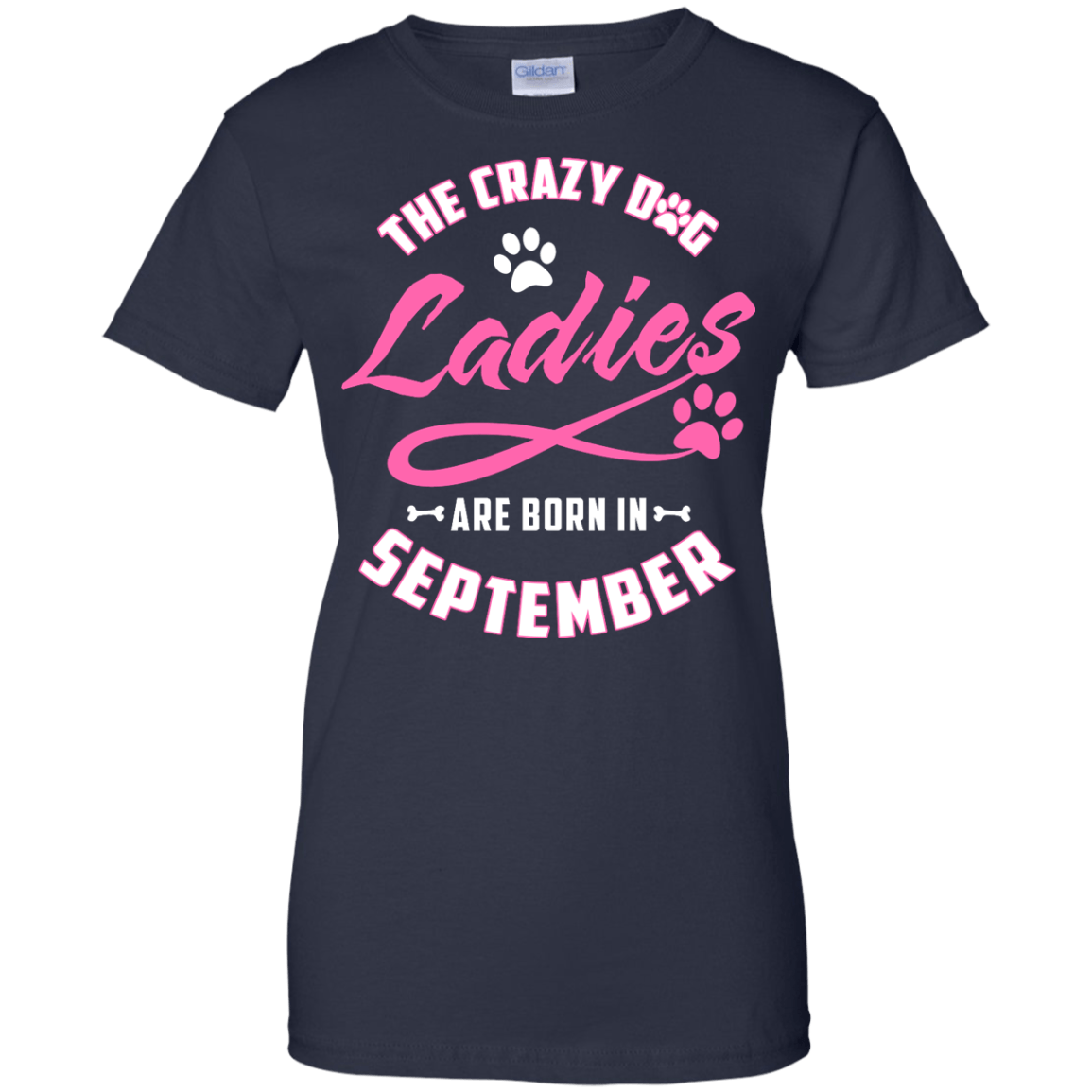 The Crazy Dog Ladies Are Born In September T-Shirt & Hoodie | Teecentury.com