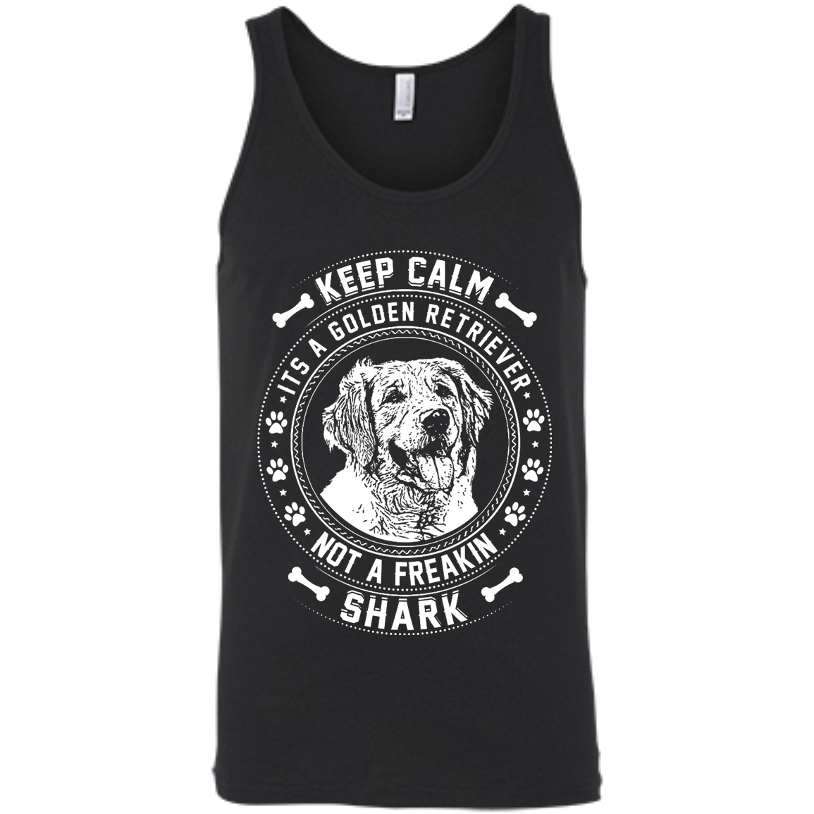 Keep Calm It's A Golden Retriever Not A Freaking Shark T-Shirt & Hoodie | Teecentury.com