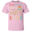 Awesome Since May 2008 Vintage 14th Birthday Gifts Youth Youth Shirt | Teecentury.com