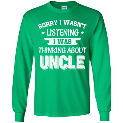 Sorry Not Listening Thinking About Uncle Funny Kids Youth Youth Shirt | Teecentury.com