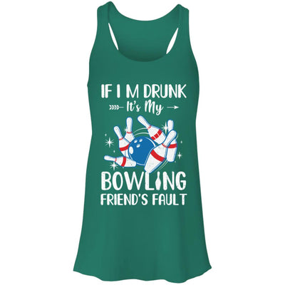 If I'm Drunk It's My Bowling Friend's Fault Bowling T-Shirt & Tank Top | Teecentury.com