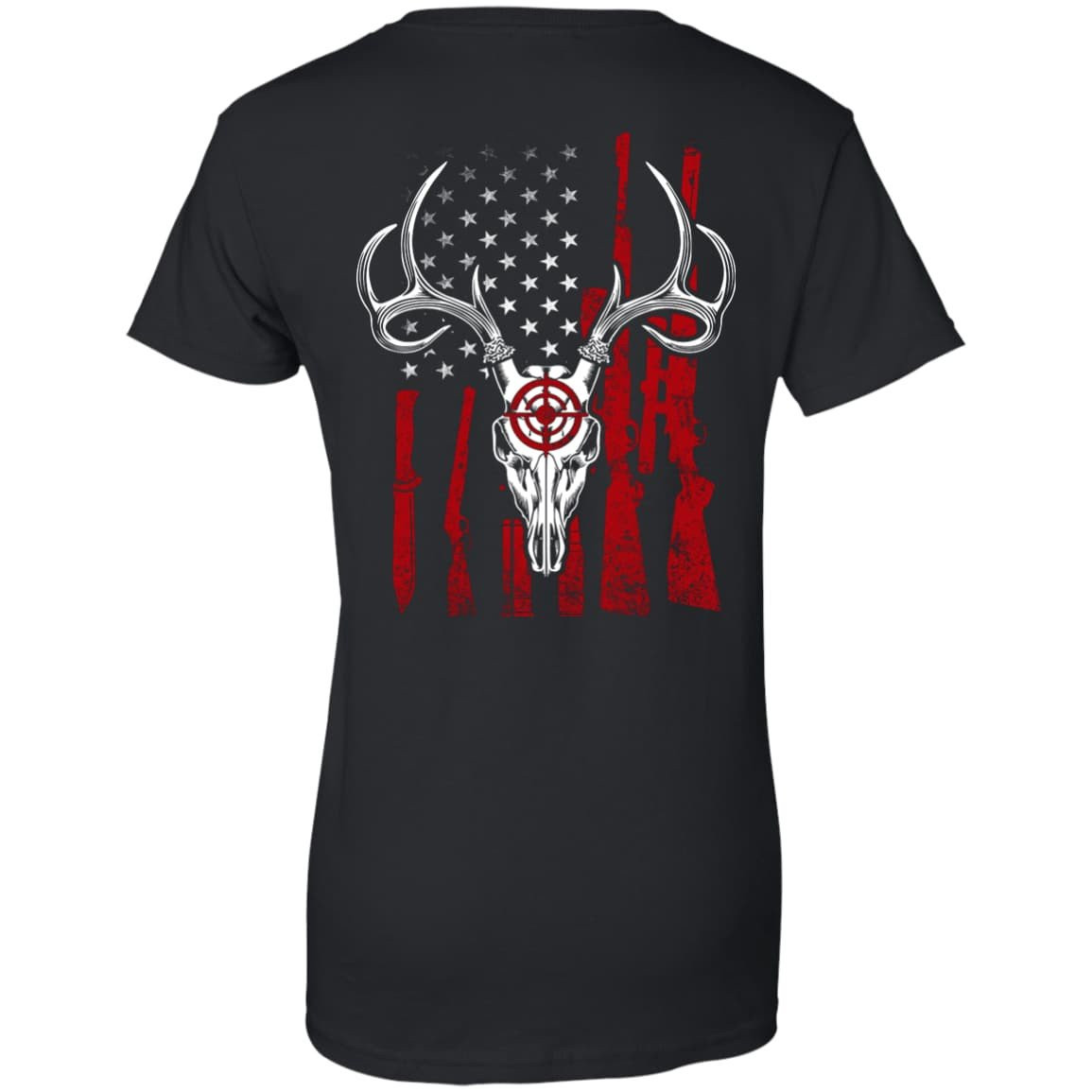 Deer Hunting American Flag T-Shirt & Hoodie | Teecentury.com