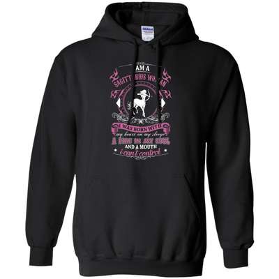 I Am A Sagittarius Woman I Was Born With T-Shirt & Hoodie | Teecentury.com