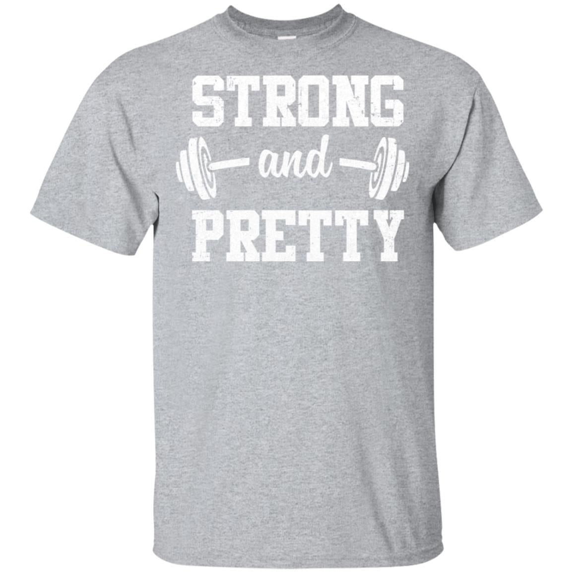 Strong And Pretty Funny Strongman Workout Gym Gift T-Shirt & Tank Top | Teecentury.com