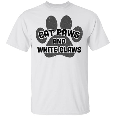 Cat Paws And White Claws Funny Cute Cat Lover T-Shirt & Hoodie | Teecentury.com
