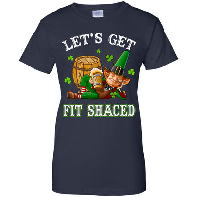 Let's Get Fit Shaced Leprechaun St Patricks Day Gift T-Shirt & Hoodie | Teecentury.com