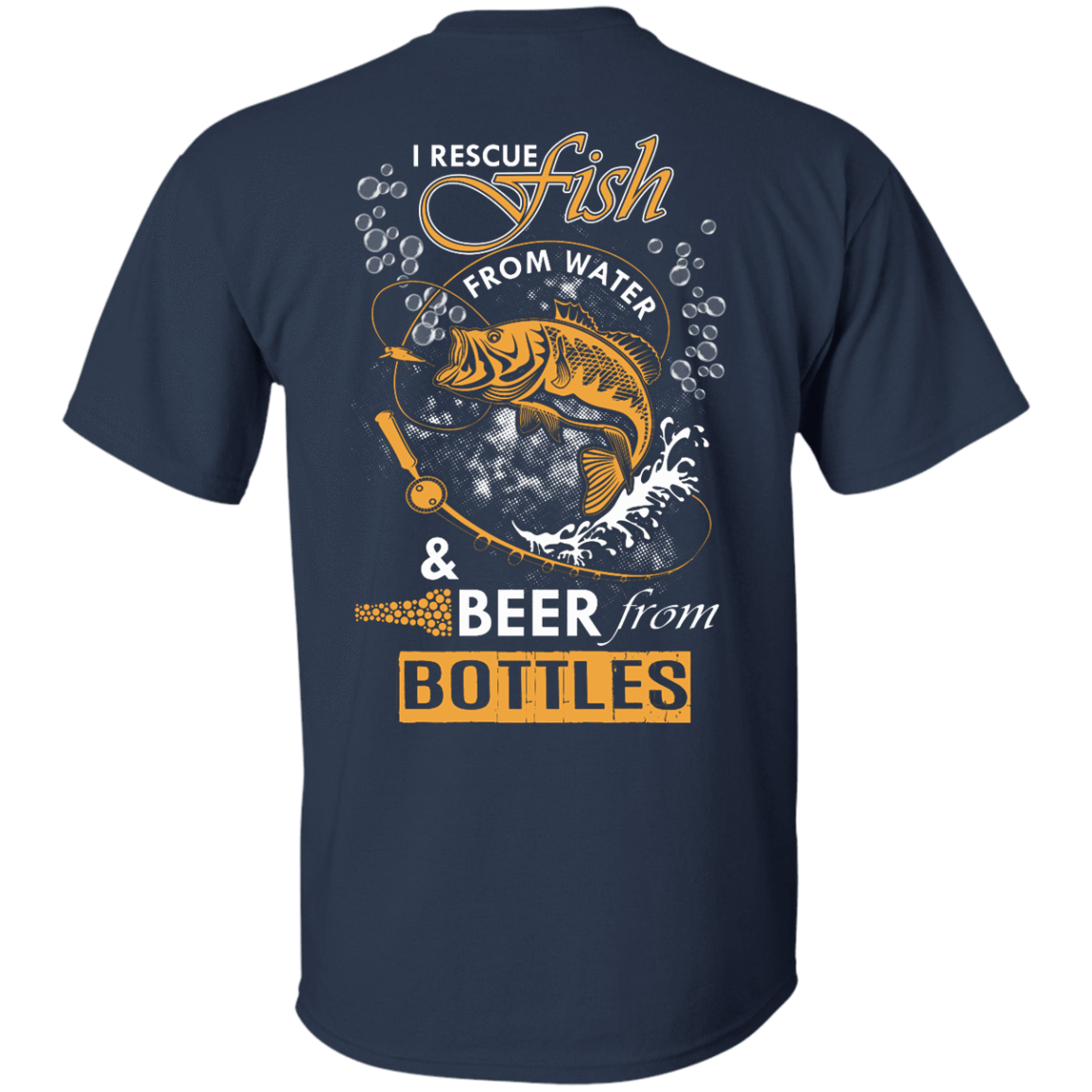 I Rescue Fish From Water Beer From Bottles T-Shirt & Hoodie | Teecentury.com