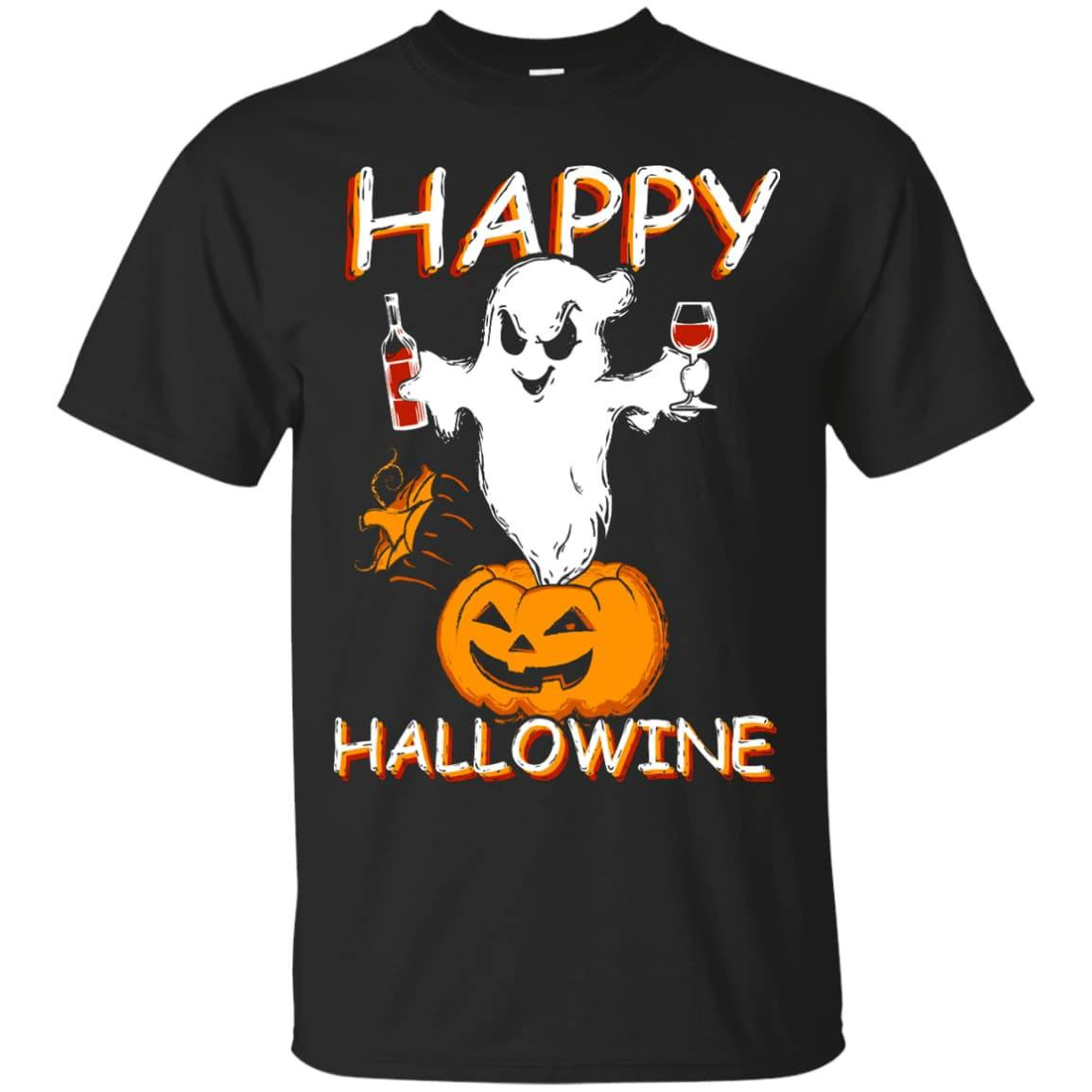 Happy Hallowine - Halloween Wine T-Shirt & Hoodie | Teecentury.com