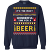 It's The Most Wonderful Time For A Beer Ugly Sweater T-Shirt & Hoodie | Teecentury.com