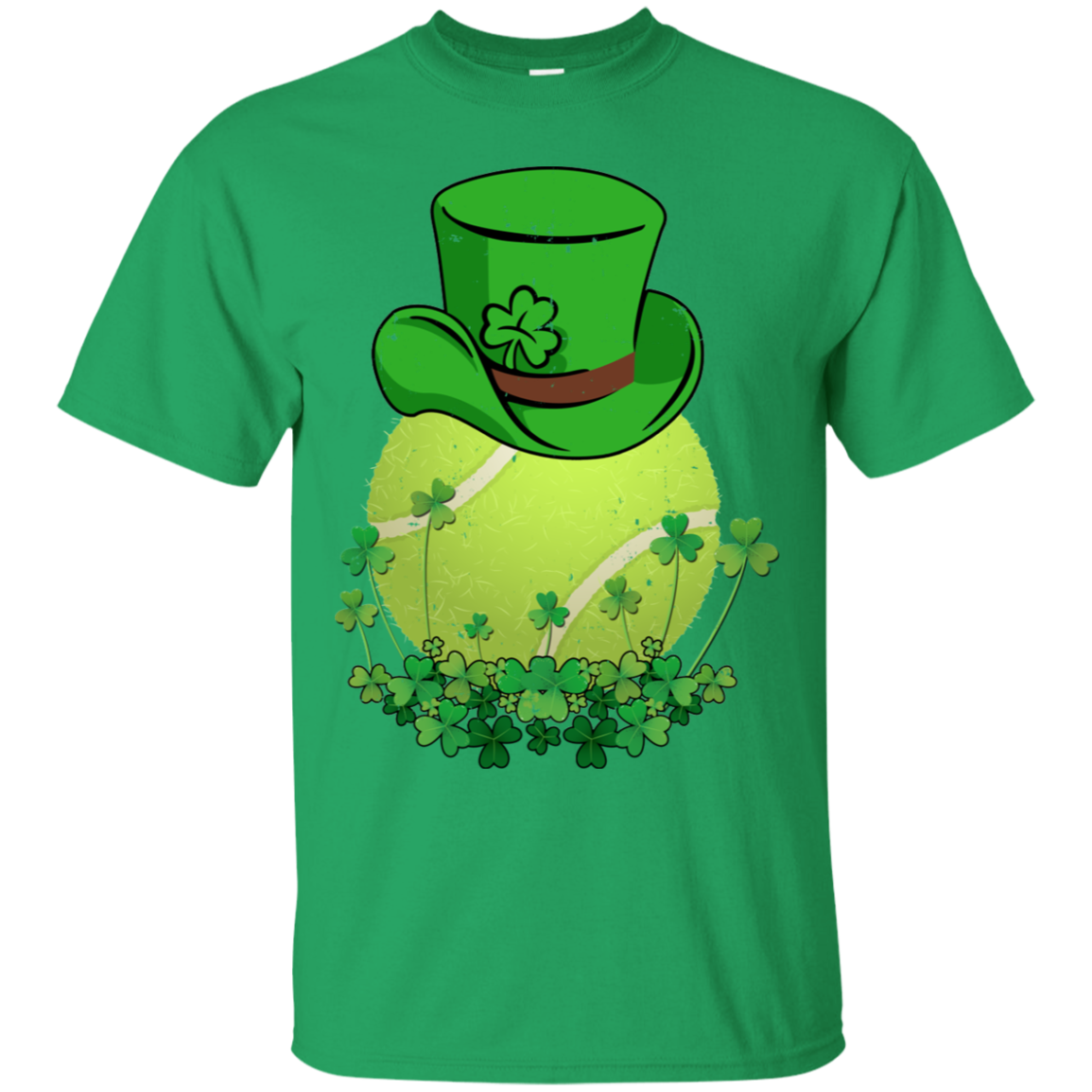 Shamrock Tennis Leprechaun St Patricks Day T-Shirt & Hoodie | Teecentury.com