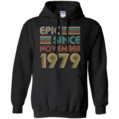 Epic Since November 1979 43th Birthday Gift 43 Yrs Old T-Shirt & Hoodie | Teecentury.com