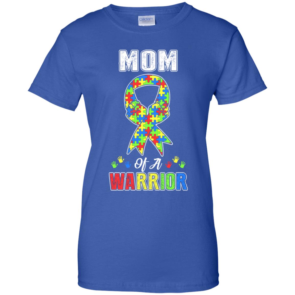 Mom Of A Warrior Support Autism Awareness Gift T-Shirt & Hoodie | Teecentury.com
