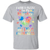 I Wear A Puzzle For My Brother Autism Awareness T-Shirt & Hoodie | Teecentury.com