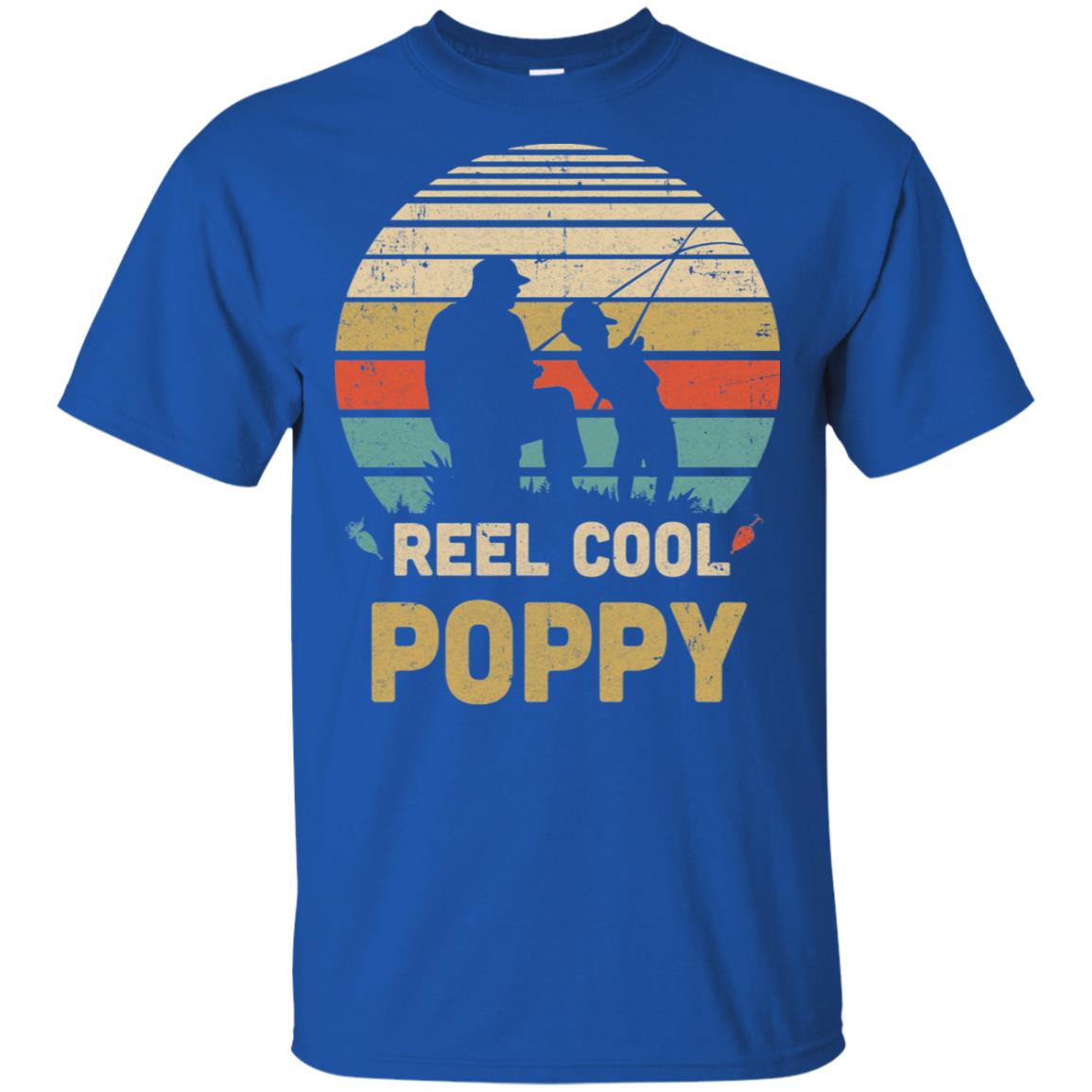 Vintage Father's Day Gift Reel Cool Poppy Fishing T-Shirt & Hoodie | Teecentury.com