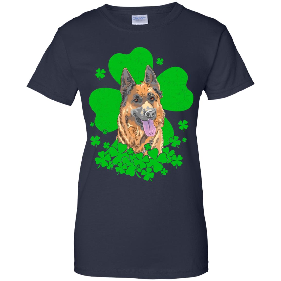 German Shepherd St. Patrick's Day Clovers T-Shirt & Hoodie | Teecentury.com