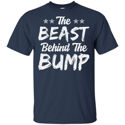 The Beast Behind The Bump Announcement Dad Fathers Day T-Shirt & Hoodie | Teecentury.com