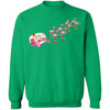 Flamingo Camper Christmas Santa Gift For Glamping Holiday T-Shirt & Sweatshirt | Teecentury.com