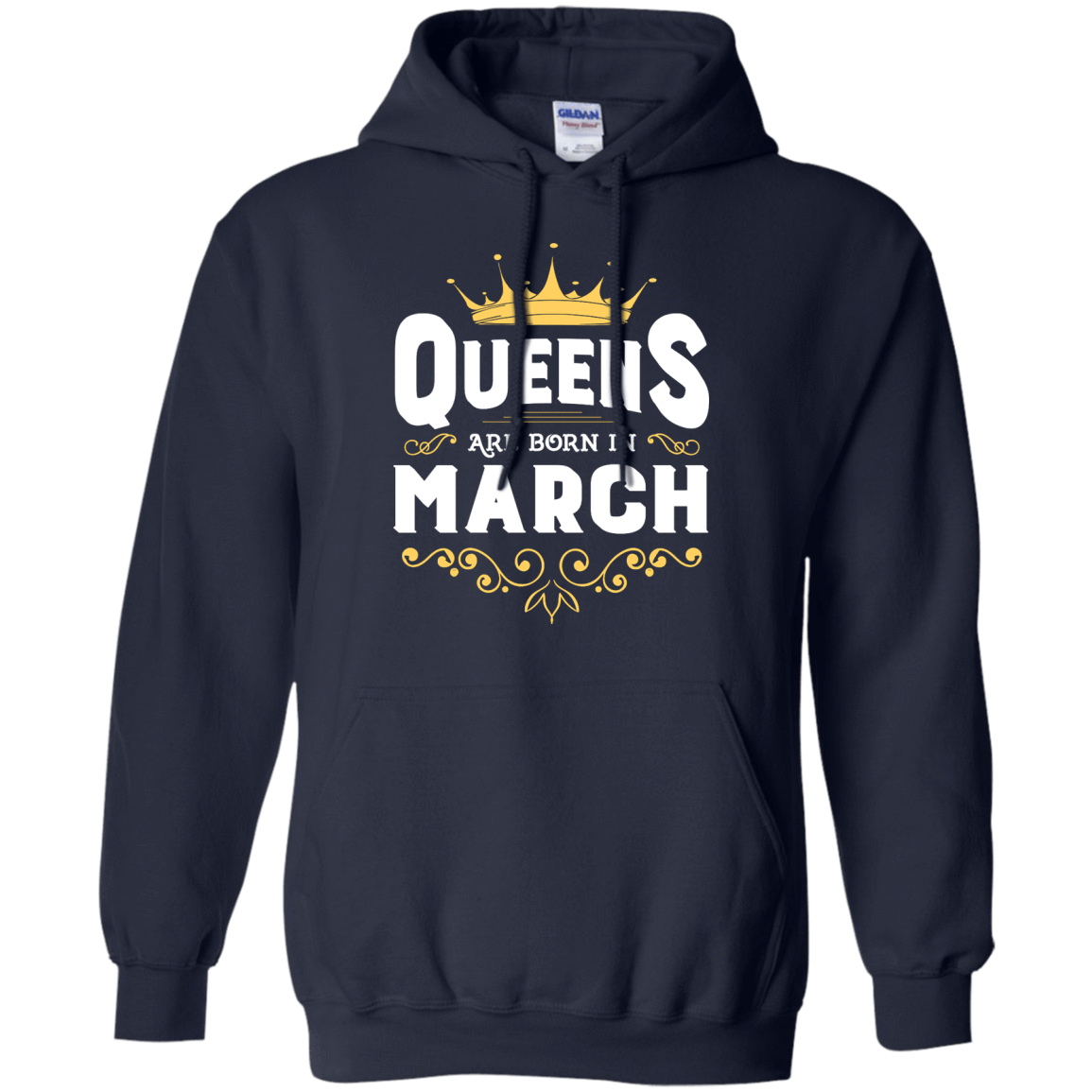 Queens Are Born In March T-Shirt & Hoodie | Teecentury.com