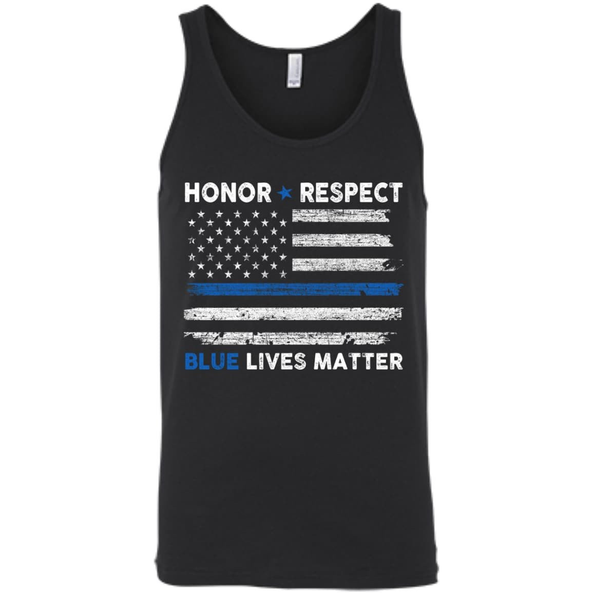 Honor and Respect Blue lives matter T-Shirt & Hoodie | Teecentury.com