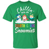 Chillin' With Fourth Grade Snowmies Christmas Teacher Gifts T-Shirt & Sweatshirt | Teecentury.com