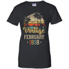 Retro Classic Vintage February 1959 63th Birthday Gift T-Shirt & Hoodie | Teecentury.com